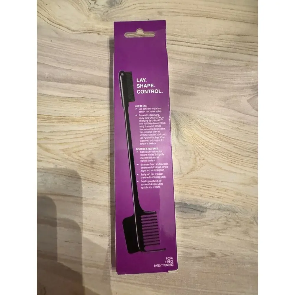 PuffCuff Edge Master Dual Edge Brush Silicone Bristles NEW